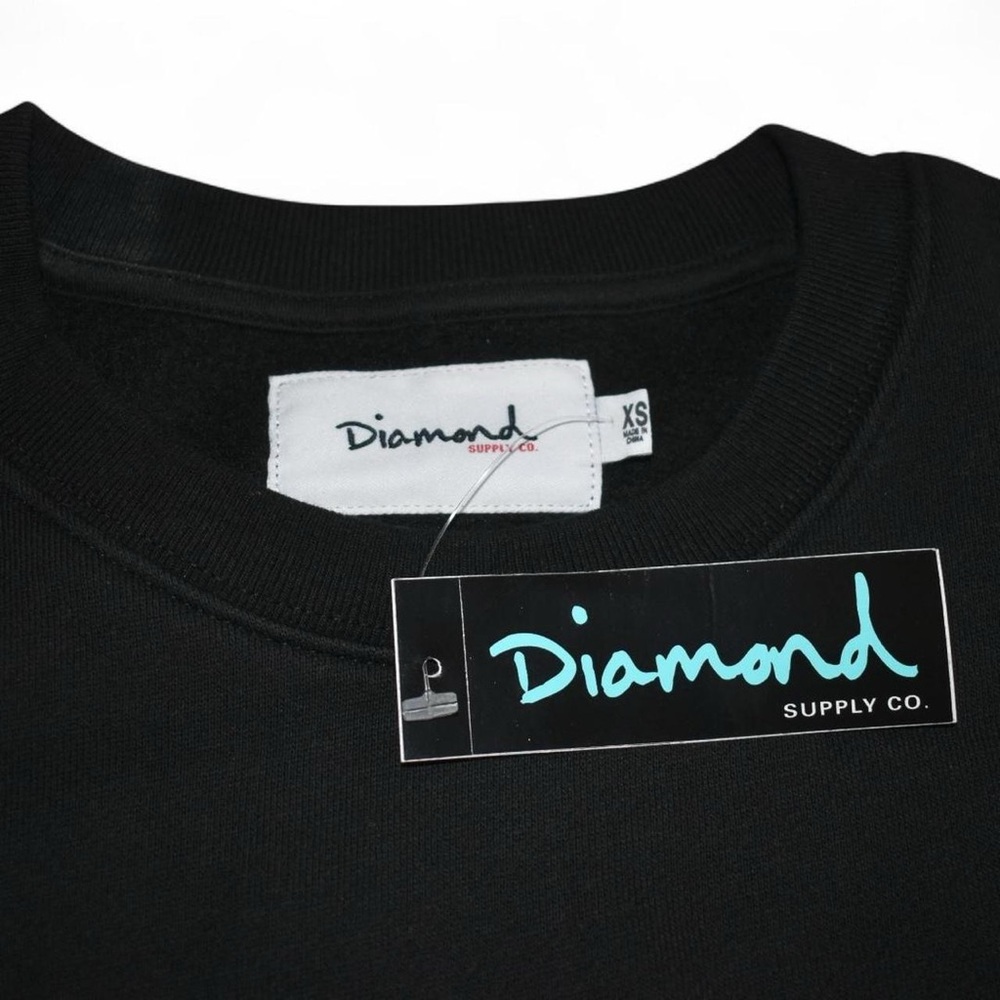 Diamond Supply Co. Black Crewneck Sweatshirt Women’s XS - Picture 4 of 6